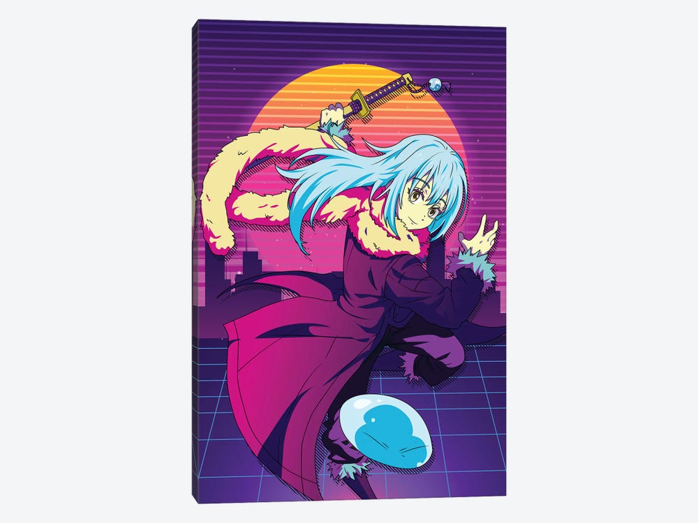 That Time I Got Reincarnated As A Slime Anime - Rimuru Tempest by Mounier Wanjak 1-piece Canvas Wall Art
