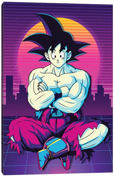 Dragon Ball Z Goku Canvas Art Print - Goku