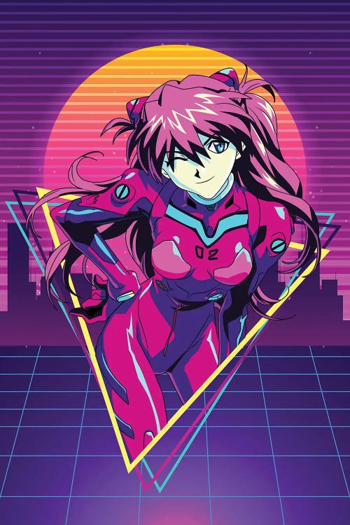 Evangelion Asuka 80s