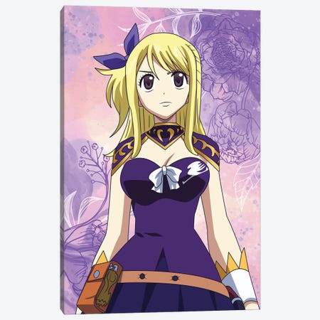 Fairy Tail Lucy Canvas Print #MWJ74} by Mounier Wanjak Canvas Artwork