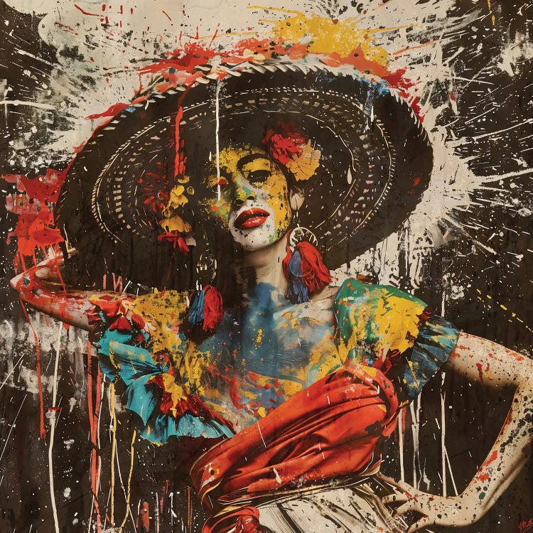 La Mexicana IV by Marta Wiley wall art