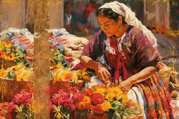 Mexican Flower Lady II