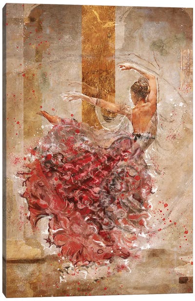 Temple Dancer I Canvas Art Print