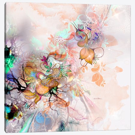 Illusion Peach Canvas Print #MWM20} by Misprint Art Print