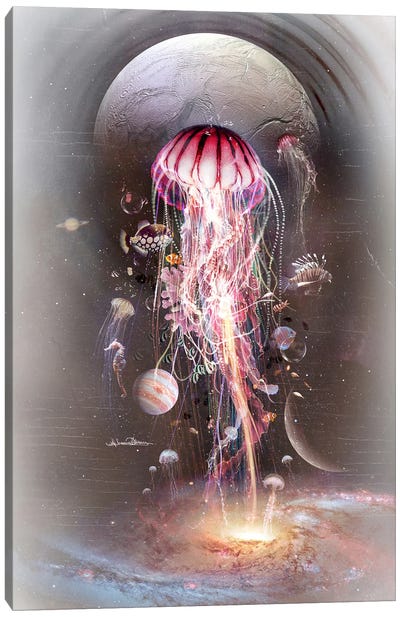 Jellyfish Carnival Canvas Art Print - Misprint