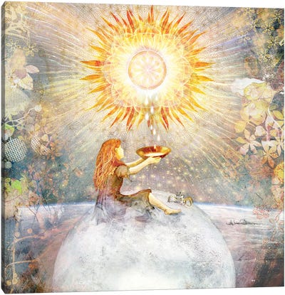 Energy Canvas Art Print - Religion & Spirituality Art