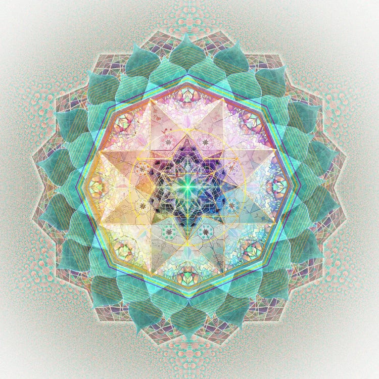 Sacred Geometry Mermaid Mandala