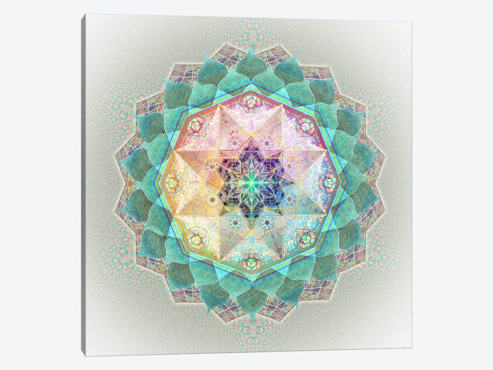 Sacred Geometry Mermaid Mandala by Misprint 1-piece Art Print