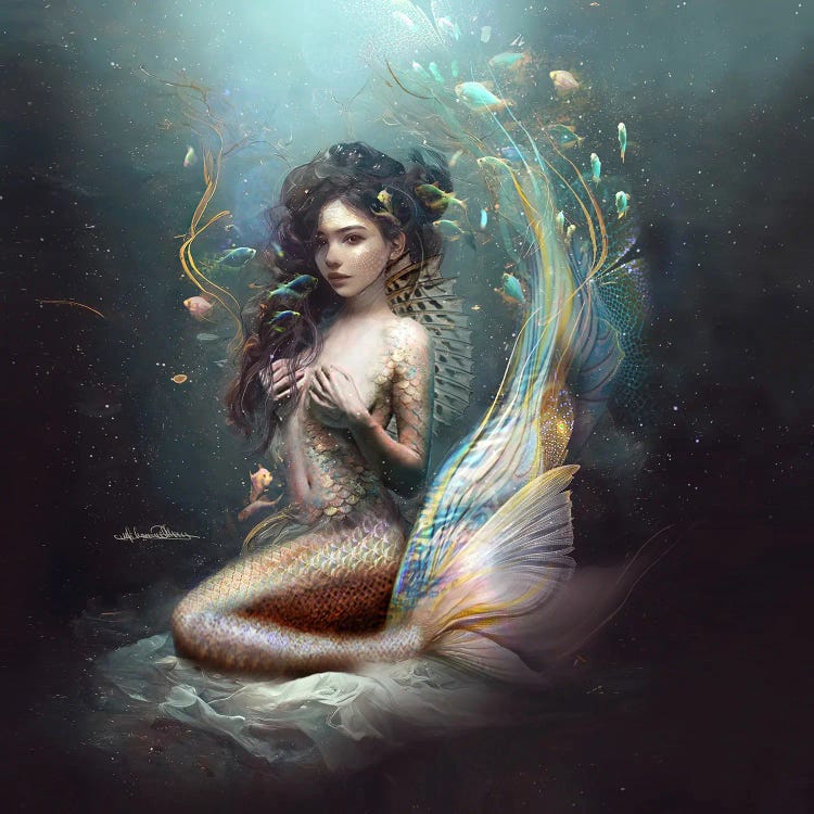 A Beautiful Young Mermaid