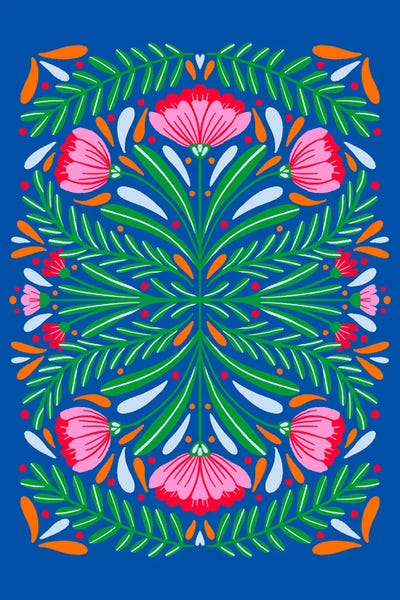 Bold Symmetrical Flowers