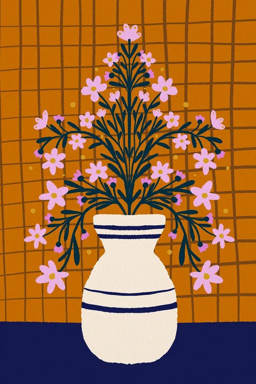 Flowers In A Vase by Angela Minca wall art