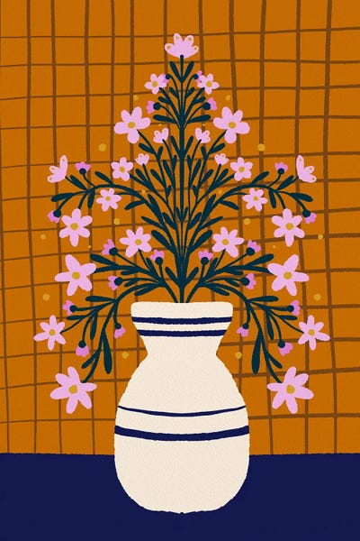 Angela Minca: Flowers In A Vase by Angela Minca