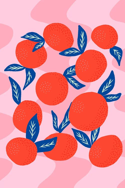 Colorful Mandarins by Angela Minca wall art