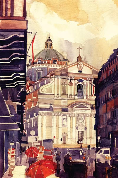 Domes: Il Gesu by Maja Wronska