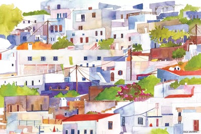 Lindos by Maja Wronska canvas print