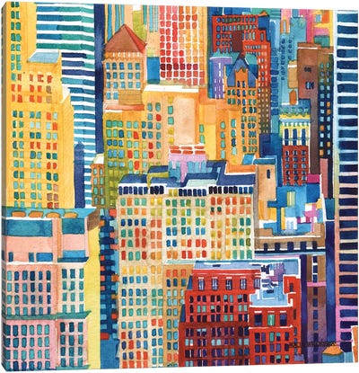 NYC III Canvas Art Print - Maja Wronska