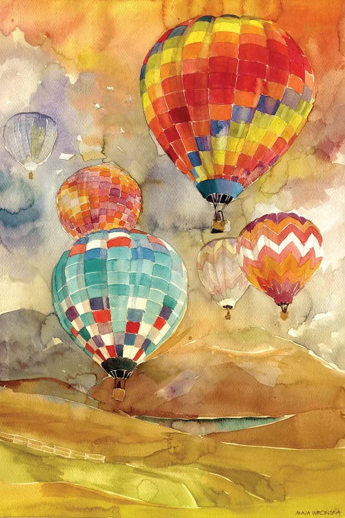 Balloons by Maja Wronska wall art