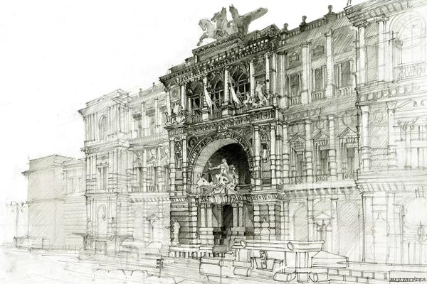 Arches: Old Roma by Maja Wronska