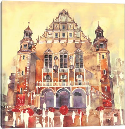 Poznań Canvas Art Print - Stairs & Staircases