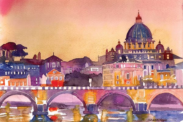Domes: Rome by Maja Wronska
