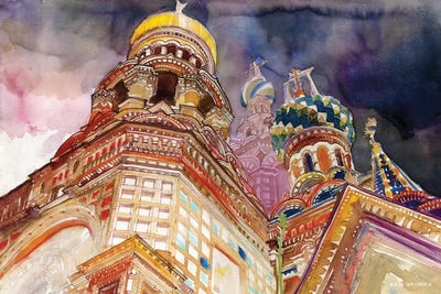 Saint Petersburg by Maja Wronska framed wall art