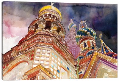 Saint Petersburg Canvas Art Print - Dome Art