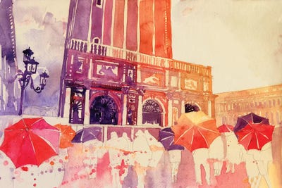 Summer Drizzle In Venezia by Maja Wronska framed wall art
