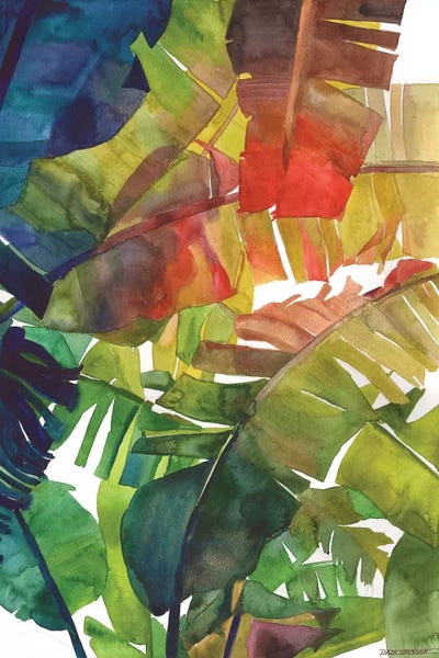 Pineapples: Banana Leaves by Maja Wronska