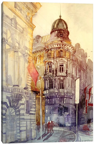 Wien Canvas Art Print - Maja Wronska