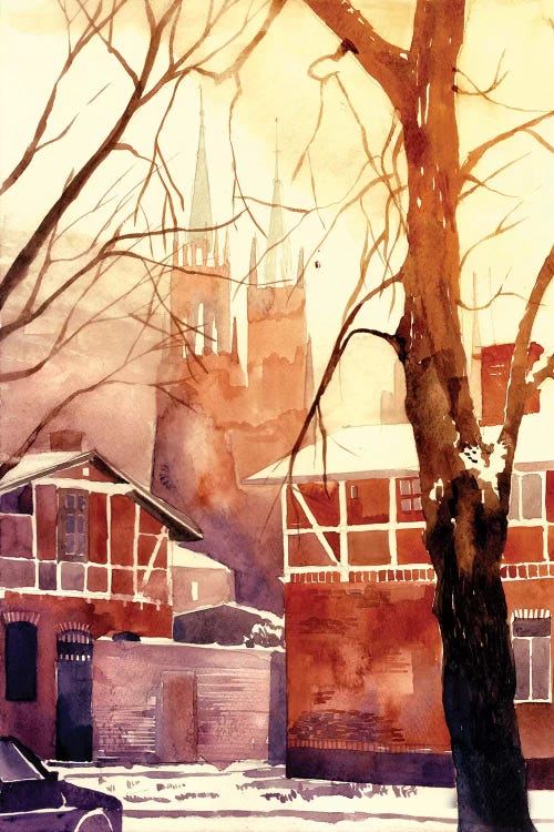 Winter In Poland by Maja Wronska wall art