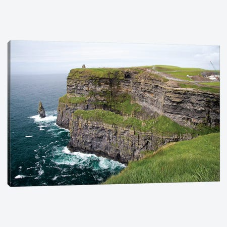 Limerick, Ireland. These Are Spectacular Views Of The Cliff's Of Moher And The Atlantic Ocean, On The West Coast Of Ireland. Canvas Print #MWR49} by Micah Wright Canvas Wall Art