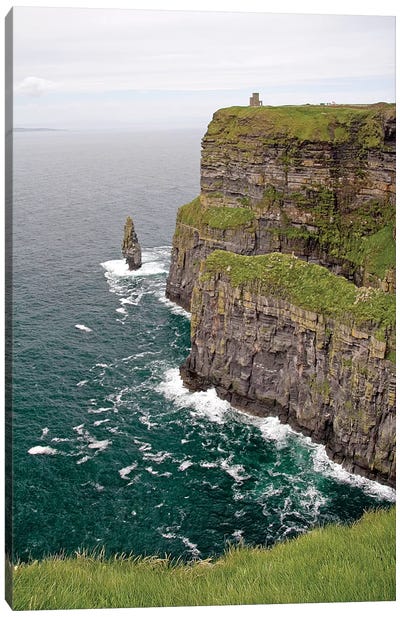 Limerick, Ireland. These Are Spectacular Views Of The Cliff's Of Moher And The Atlantic Ocean, On The West Coast Of Ireland. Canvas Art Print - Cliffs of Moher