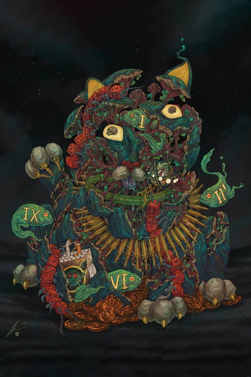 Maneki Neko by Animal Money wall art
