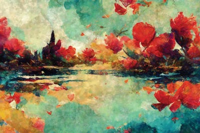 Amaryllis by Maximiliano Casal framed canvas print