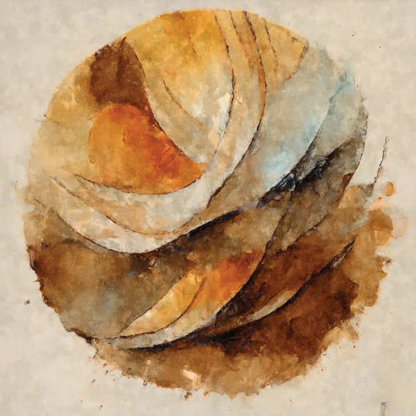 Circular Abstract: Last Moon by Maximiliano Casal