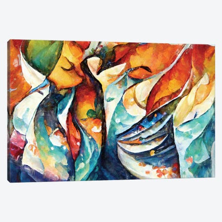 Tropical Romance Canvas Print #MXC122} by Maximiliano Casal Canvas Art Print