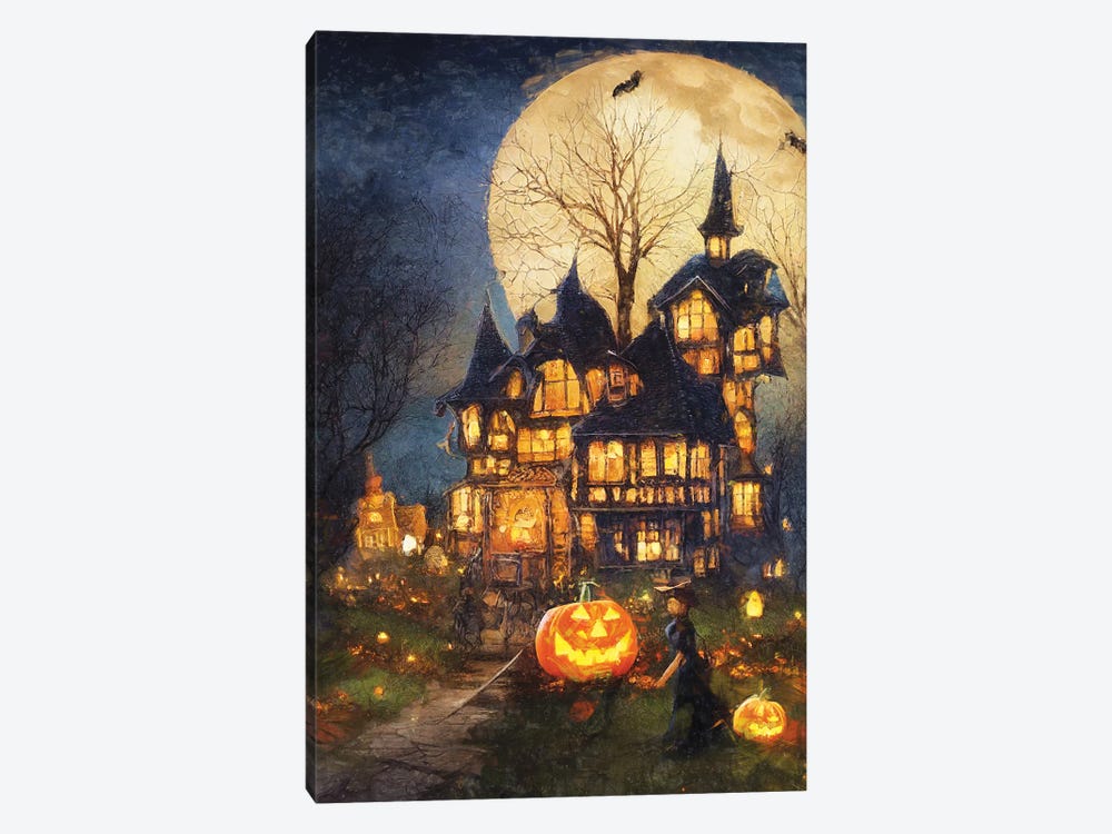 Halloween Time by Maximiliano Casal 1-piece Canvas Art