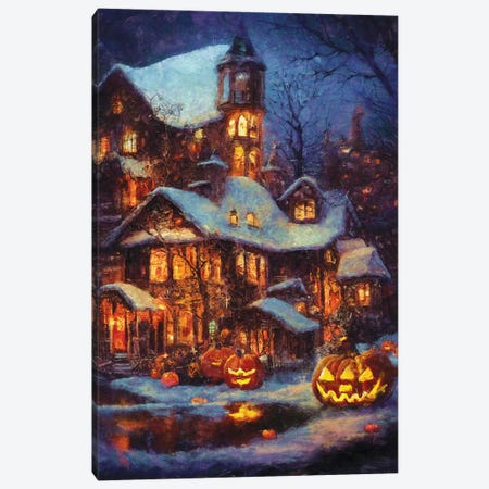 This Is Halloween Canvas Print #MXC132} by Maximiliano Casal Canvas Artwork