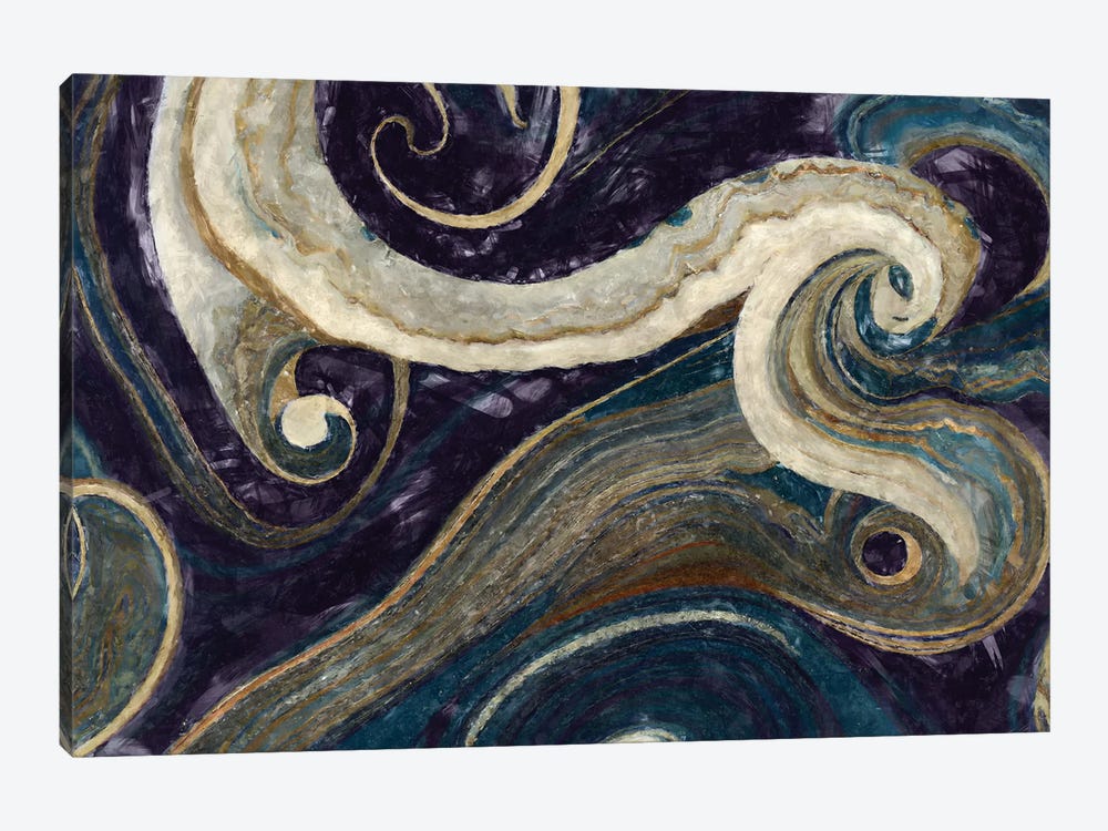 Abstract Ocean by Maximiliano Casal 1-piece Canvas Art Print