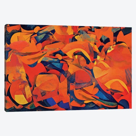 Abstract On Fire Canvas Print #MXC140} by Maximiliano Casal Canvas Print