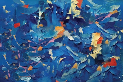 Abstract Sky by Maximiliano Casal framed canvas print