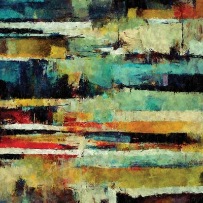 Abstract Nights by Maximiliano Casal framed canvas print