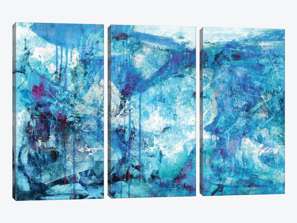 Deep Blue by Maximiliano Casal 3-piece Art Print