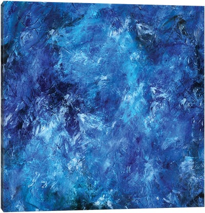 Deep Sea Blue Canvas Art Print - Maximiliano Casal