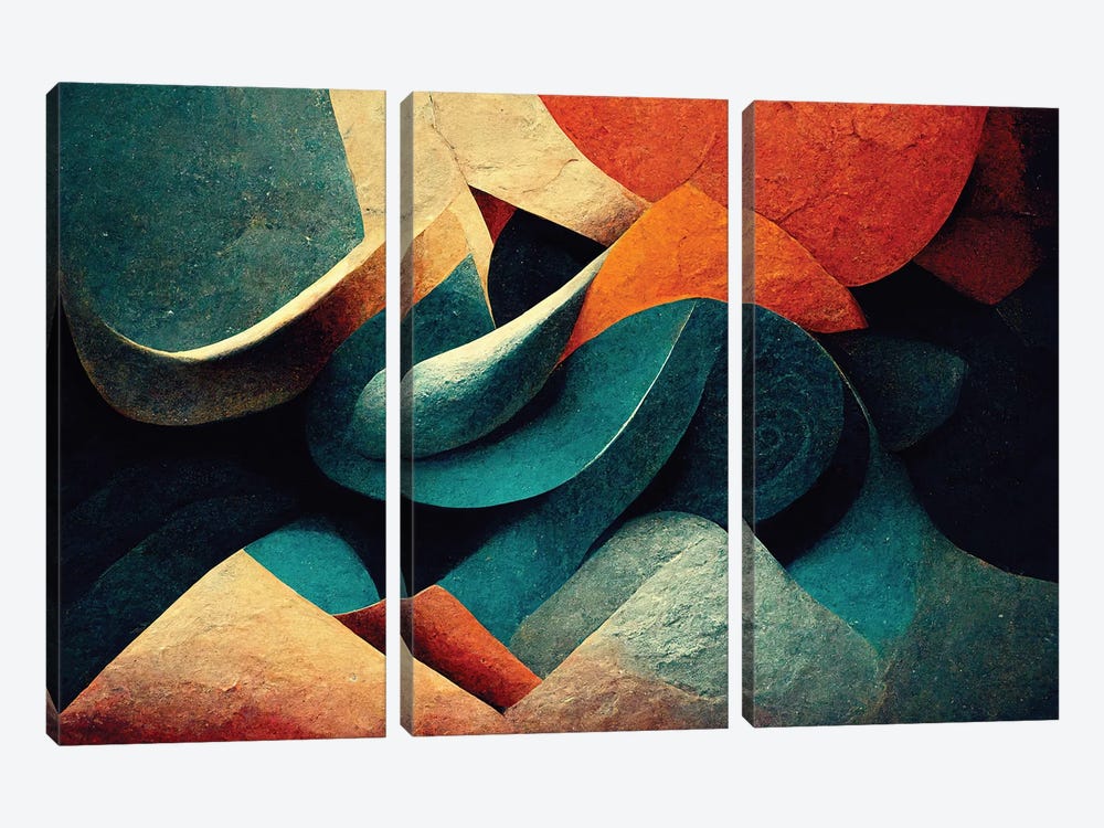 Overture by Maximiliano Casal 3-piece Canvas Print