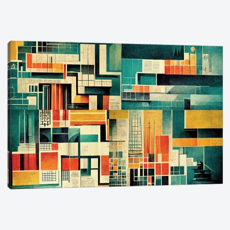 The Structure Of Art Canvas Print #MXC99} by Maximiliano Casal Canvas Artwork