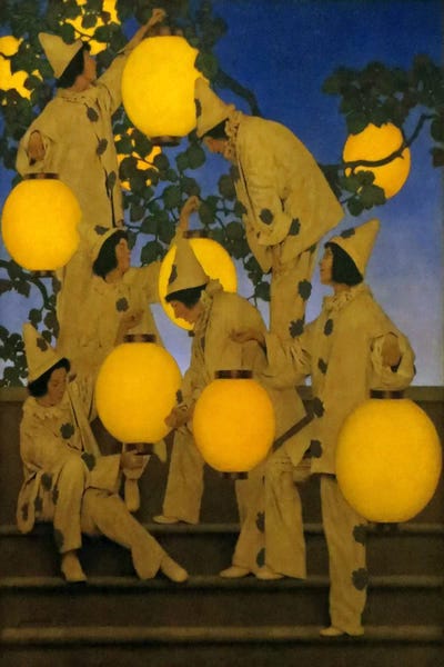 Groups: The Lantern Bearers by Maxfield Parrish