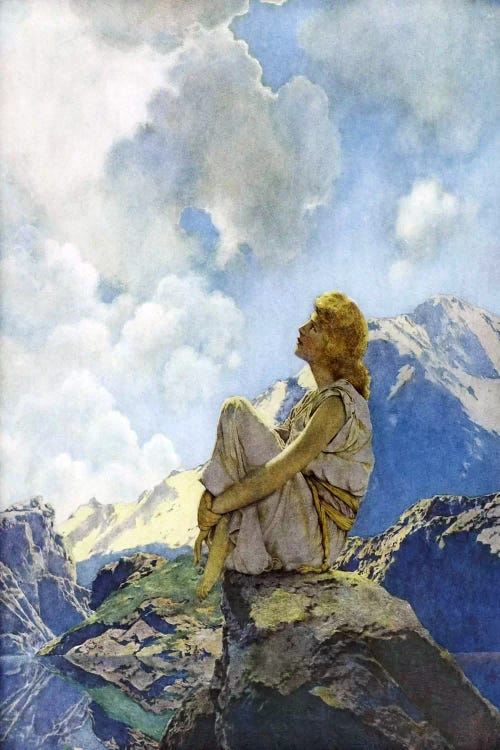 Morning by Maxfield Parrish wall art