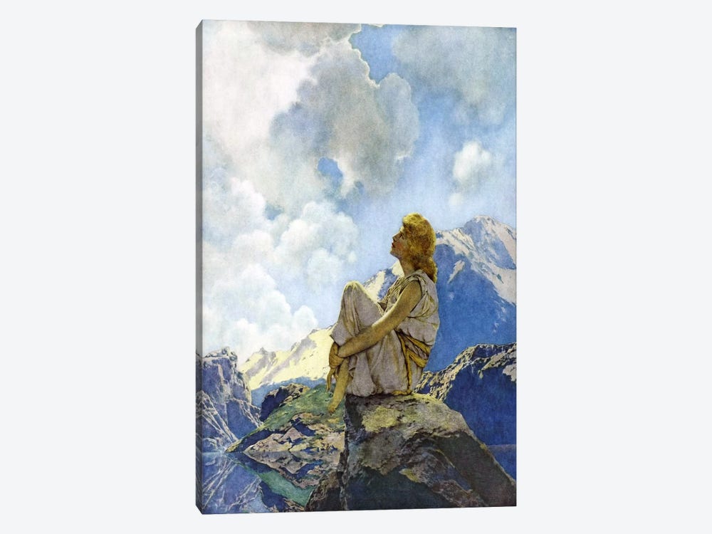 Morning by Maxfield Parrish 1-piece Canvas Print