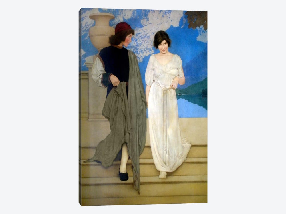 A Florentine Fete by Maxfield Parrish 1-piece Canvas Wall Art